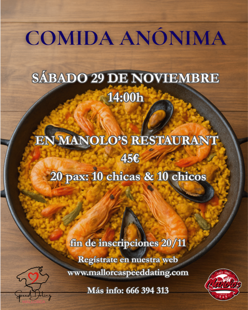 en manolo’s restaurant 20 pax